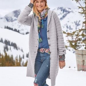 Sagamore Gray Sweater Coat - New without tags